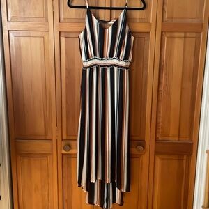 Striped flowy high-low Maurices dress